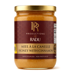 Miel à la cannelle 250 g — Productions Radu, miel gourmand du Québec