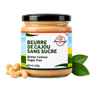 Beurre de cajou sans sucre 220 g – Productions Radu