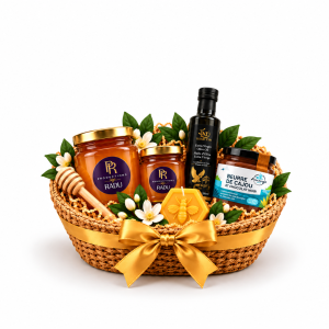 Panier gourmand cinq produits – Productions Radu